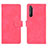 Leather Case Stands Flip Cover Holder L01Z for Sony Xperia 1 II Hot Pink