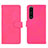 Leather Case Stands Flip Cover Holder L01Z for Sony Xperia 1 III Hot Pink