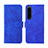 Leather Case Stands Flip Cover Holder L01Z for Sony Xperia 1 IV Blue