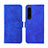 Leather Case Stands Flip Cover Holder L01Z for Sony Xperia 1 IV SO-51C Blue