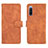 Leather Case Stands Flip Cover Holder L01Z for Sony Xperia 10 III SO-52B Brown