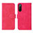 Leather Case Stands Flip Cover Holder L01Z for Sony Xperia 10 IV Hot Pink