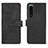 Leather Case Stands Flip Cover Holder L01Z for Sony Xperia 5 III SO-53B Black