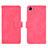 Leather Case Stands Flip Cover Holder L01Z for Sony Xperia Ace Hot Pink