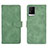 Leather Case Stands Flip Cover Holder L01Z for Vivo iQOO 7 5G Green