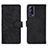 Leather Case Stands Flip Cover Holder L01Z for Vivo iQOO Z3 5G Black