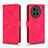Leather Case Stands Flip Cover Holder L01Z for Vivo X90 Pro 5G Hot Pink