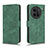 Leather Case Stands Flip Cover Holder L01Z for Vivo X90 Pro+ Plus 5G Green