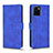 Leather Case Stands Flip Cover Holder L01Z for Vivo Y01A Blue