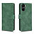 Leather Case Stands Flip Cover Holder L01Z for Vivo Y16 Green