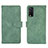 Leather Case Stands Flip Cover Holder L01Z for Vivo Y20a Green