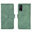 Leather Case Stands Flip Cover Holder L01Z for Vivo Y20s Green