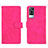 Leather Case Stands Flip Cover Holder L01Z for Vivo Y31 (2021) Hot Pink