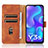 Leather Case Stands Flip Cover Holder L01Z for Vivo Y3s (2021)