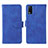 Leather Case Stands Flip Cover Holder L01Z for Vivo Y3s (2021) Blue