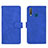 Leather Case Stands Flip Cover Holder L01Z for Vivo Y3s Blue