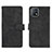 Leather Case Stands Flip Cover Holder L01Z for Vivo Y52s 5G Black