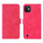 Leather Case Stands Flip Cover Holder L01Z for Wiko Y82 Hot Pink