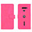 Leather Case Stands Flip Cover Holder L01Z for Xiaomi Black Shark 4 Pro 5G Hot Pink