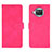 Leather Case Stands Flip Cover Holder L01Z for Xiaomi Mi 10i 5G Hot Pink