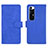 Leather Case Stands Flip Cover Holder L01Z for Xiaomi Mi 10S 5G Blue