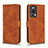 Leather Case Stands Flip Cover Holder L01Z for Xiaomi Mi 12 Lite NE 5G Brown