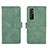 Leather Case Stands Flip Cover Holder L01Z for Xiaomi Mi Note 10 Lite Green