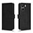 Leather Case Stands Flip Cover Holder L01Z for Xiaomi Poco C65 Black