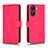 Leather Case Stands Flip Cover Holder L01Z for Xiaomi Poco C65 Hot Pink