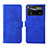 Leather Case Stands Flip Cover Holder L01Z for Xiaomi Poco X4 Pro 5G Blue