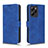 Leather Case Stands Flip Cover Holder L01Z for Xiaomi Poco X5 Pro 5G Blue