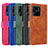 Leather Case Stands Flip Cover Holder L01Z for Xiaomi Redmi 10 India