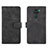 Leather Case Stands Flip Cover Holder L01Z for Xiaomi Redmi 10X 4G Black