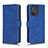 Leather Case Stands Flip Cover Holder L01Z for Xiaomi Redmi 11A 4G Blue