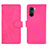 Leather Case Stands Flip Cover Holder L01Z for Xiaomi Redmi K40 Pro 5G Hot Pink