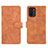 Leather Case Stands Flip Cover Holder L01Z for Xiaomi Redmi Note 10 4G Brown