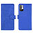 Leather Case Stands Flip Cover Holder L01Z for Xiaomi Redmi Note 10 5G Blue