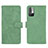 Leather Case Stands Flip Cover Holder L01Z for Xiaomi Redmi Note 10 5G Green