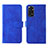 Leather Case Stands Flip Cover Holder L01Z for Xiaomi Redmi Note 11 4G (2022) Blue