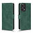 Leather Case Stands Flip Cover Holder L01Z for Xiaomi Redmi Note 12 Turbo 5G Green