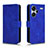 Leather Case Stands Flip Cover Holder L01Z for Xiaomi Redmi Note 13 Pro+ Plus 5G Blue