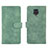 Leather Case Stands Flip Cover Holder L01Z for Xiaomi Redmi Note 9 Pro Green