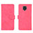 Leather Case Stands Flip Cover Holder L01Z for Xiaomi Redmi Note 9S Hot Pink