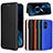 Leather Case Stands Flip Cover Holder L02Z for Asus ZenFone 8 Mini