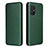 Leather Case Stands Flip Cover Holder L02Z for Asus ZenFone 8 Mini Green