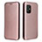 Leather Case Stands Flip Cover Holder L02Z for Asus Zenfone 8 ZS590KS Rose Gold