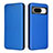 Leather Case Stands Flip Cover Holder L02Z for Google Pixel 8 5G Blue