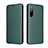 Leather Case Stands Flip Cover Holder L02Z for HTC Desire 22 Pro 5G Green
