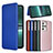 Leather Case Stands Flip Cover Holder L02Z for HTC U23 5G