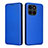 Leather Case Stands Flip Cover Holder L02Z for Huawei Honor X6a Blue